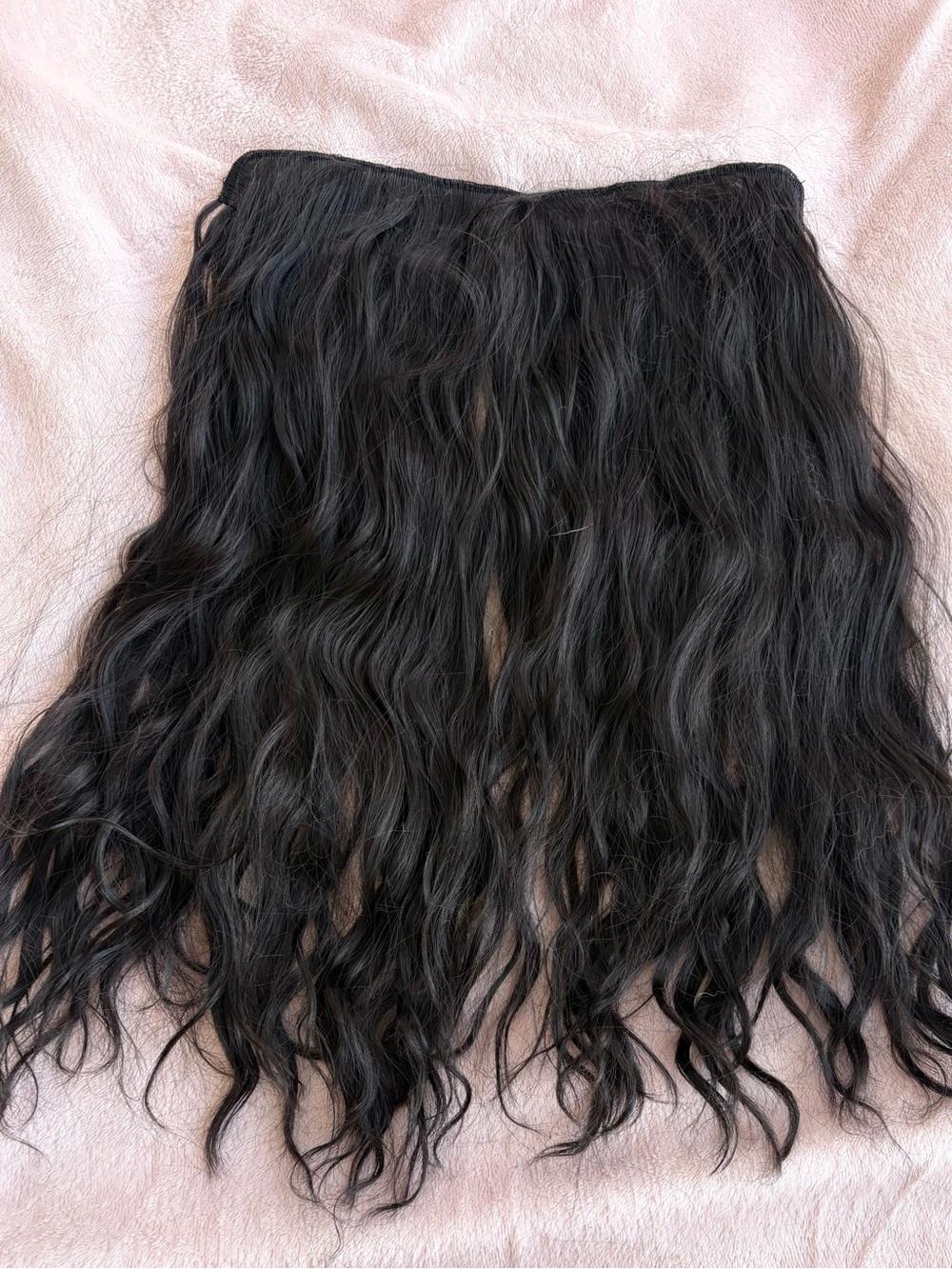 BLACK / BROWN | Clip in Half wig